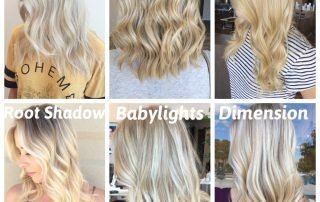 blonde hair