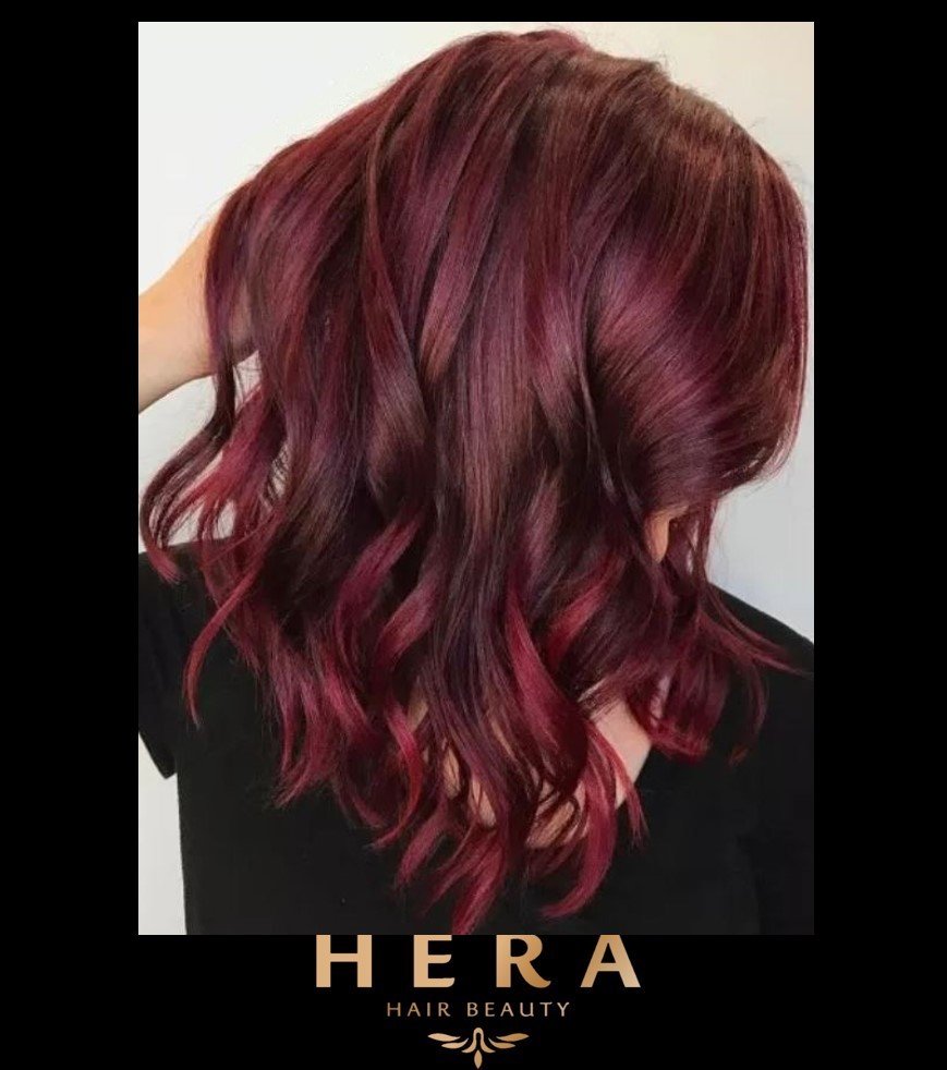 Berry Burgundy Hair