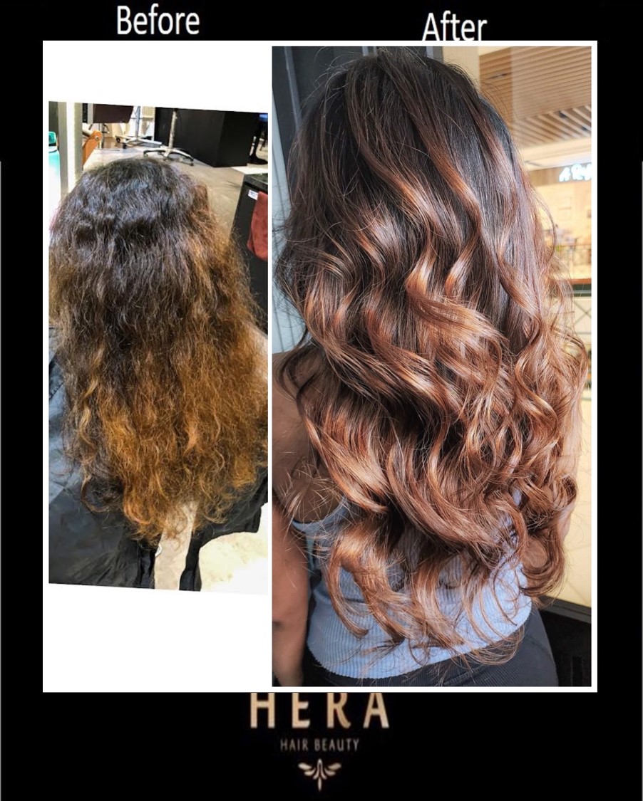Hottest Auburn Balayage Hair | Hera Hair Beauty