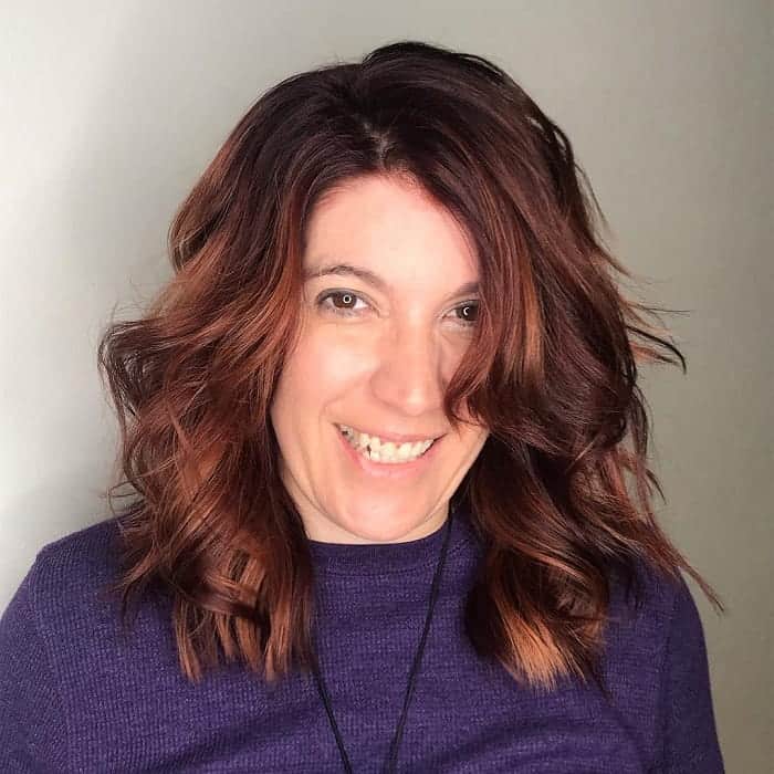 balayage auburn hairstyles
