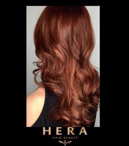 red brown hair