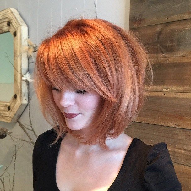 Image result for Messy Textured Bob With Curved Bang