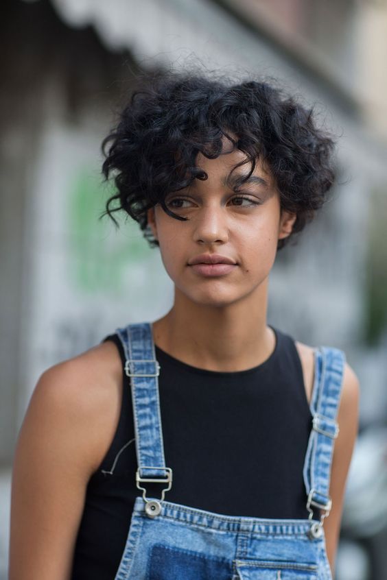 Image result for Very Short Super Curly Bob: