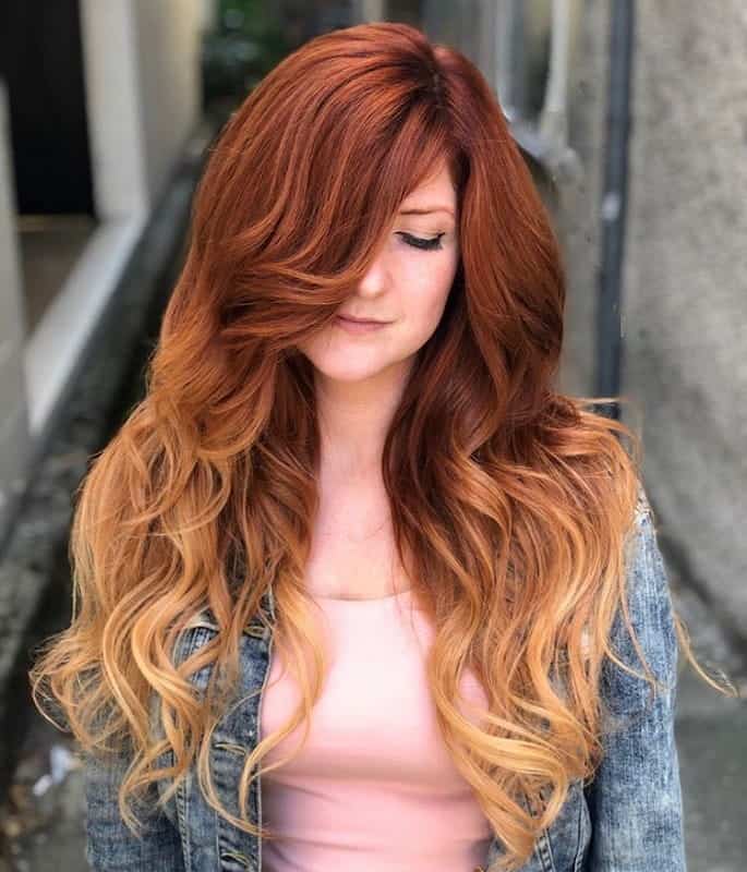 ombre hair color