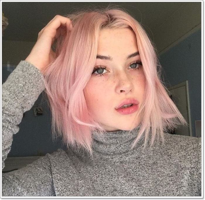 pink hair