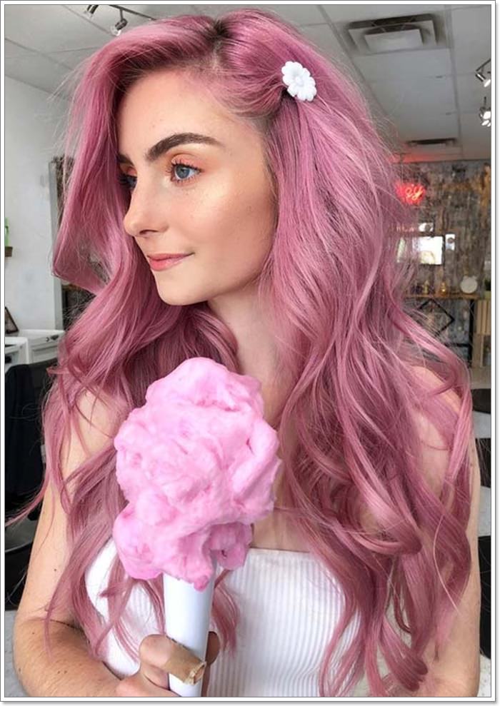 pink hair