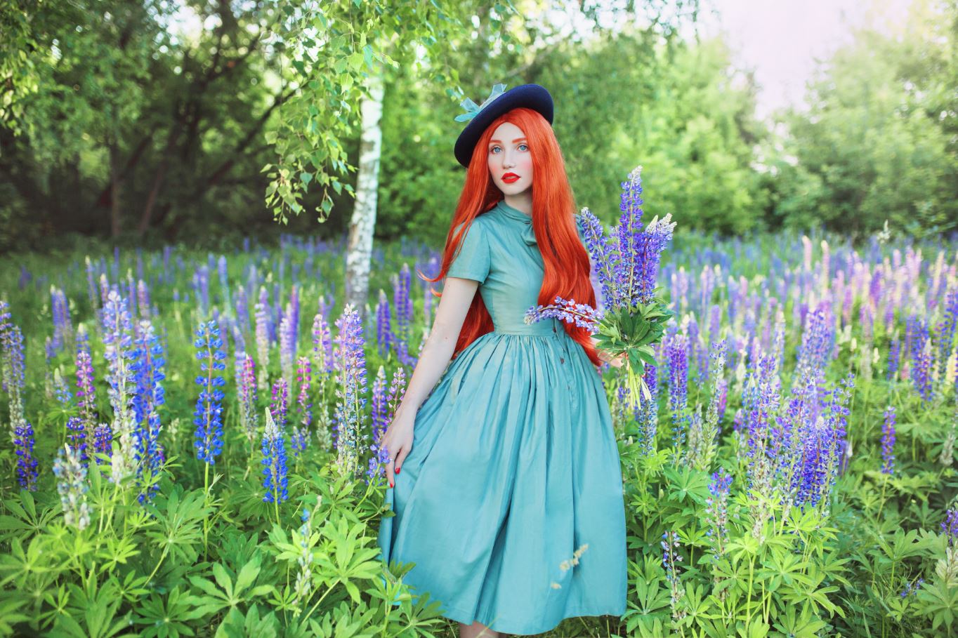 red hair