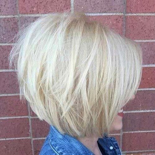 Platinum Bob Haircut for Fine Hair