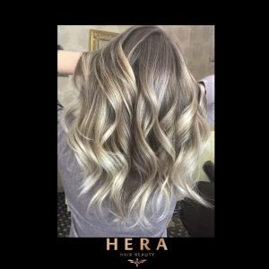 honey ash blonde balayage singapore