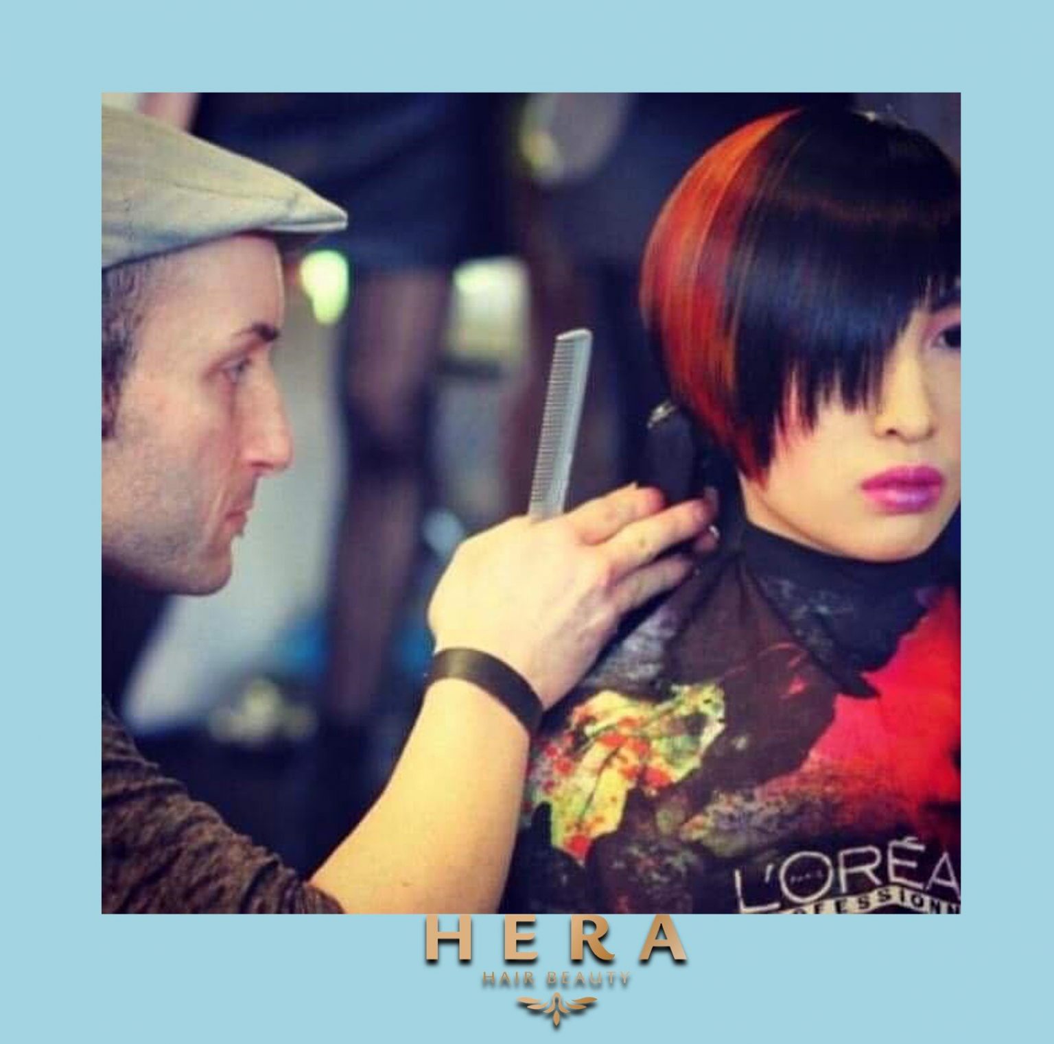 Best hair stylist for short hair Singapore Hera Hair Beauty