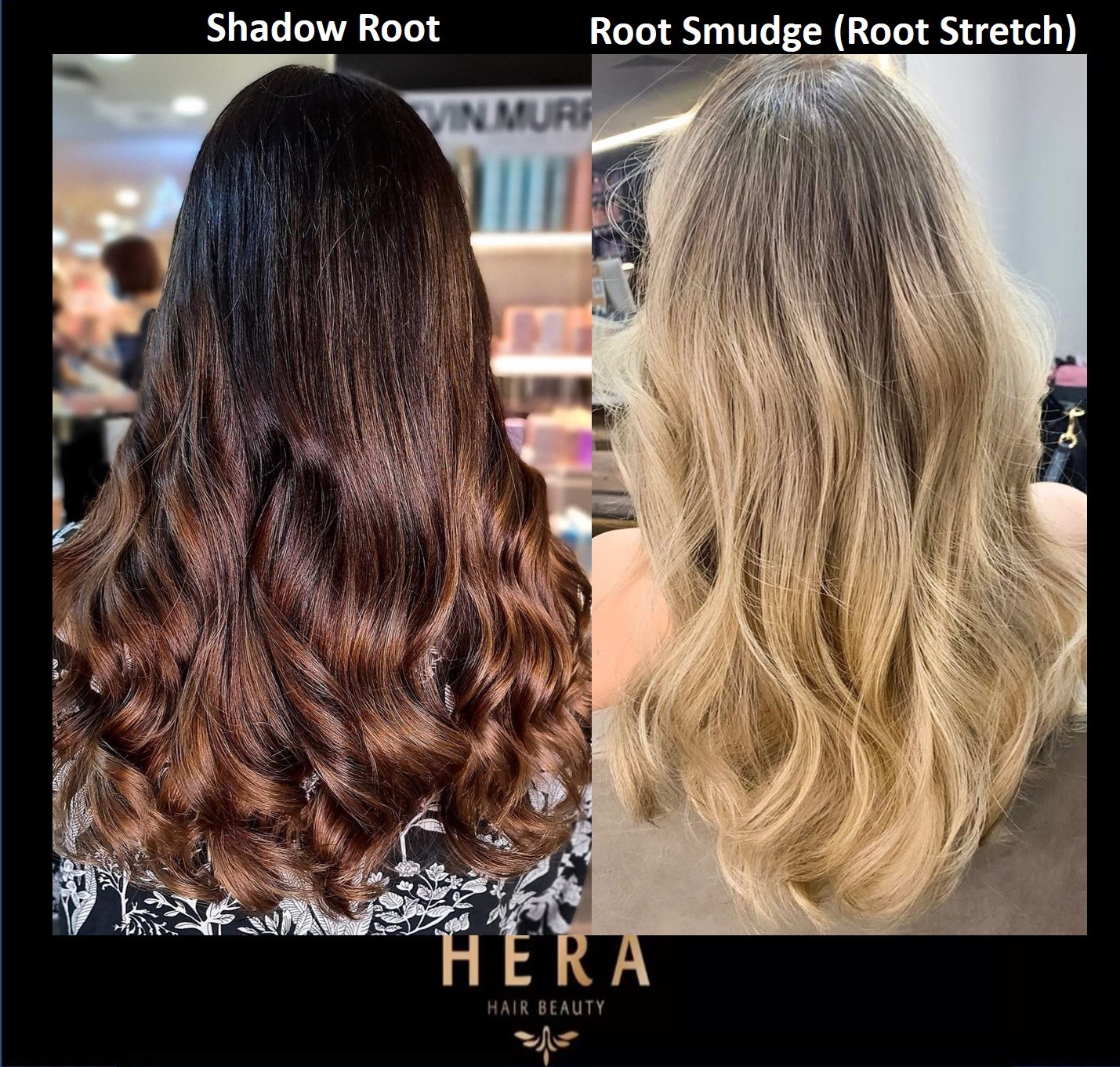 Shadow Root vs Root Smudge (Root Stretch) | Hera Hair Beauty