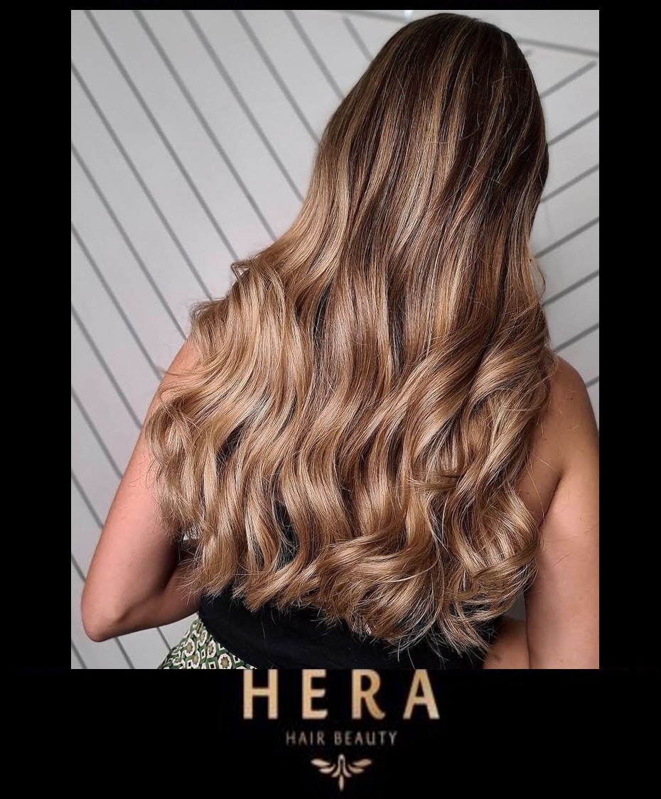strawberry bronde balayage