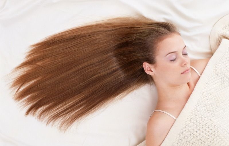 How to sleep with long hair