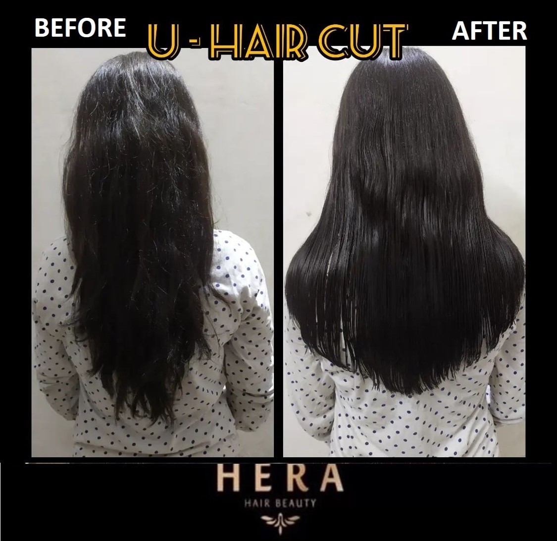 The Haircut for Fine or Thin Hair - U-Shaped Haircut | Hera Hair Beauty