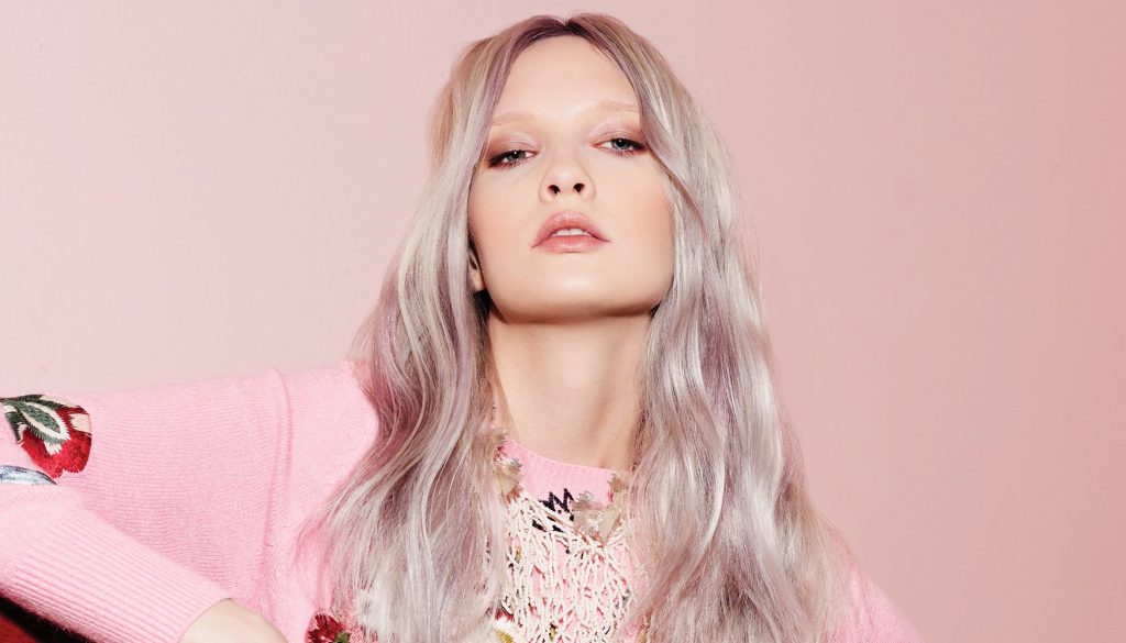 Hair extensions Singapore in Icy blonde shade – cool-toned, humidity-resistant transformation by Hera Hair Beauty stylists