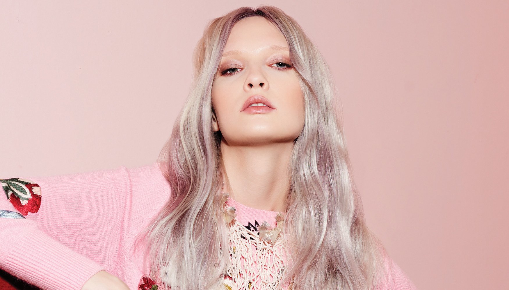 Hair extensions Singapore in Icy blonde shade – cool-toned, humidity-resistant transformation by Hera Hair Beauty stylists